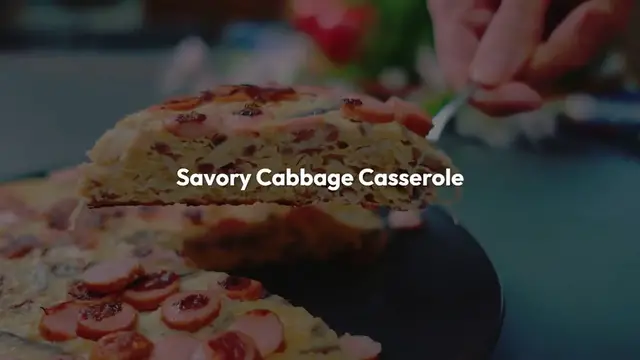 Video thumbnail for Savory Cabbage Casserole Delight: A Comfort Food That Won't Let You Down