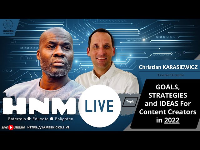 Video thumbnail for GOALS, STRATEGIES and IDEAS For Content Creators in 2022