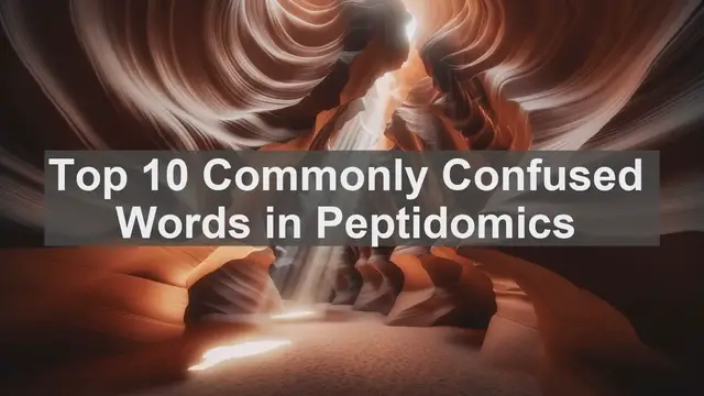 Video thumbnail for Top 10 Commonly Confused Words in Peptidomics