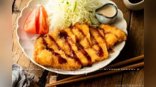 Video thumbnail for chicken katsu recipe
