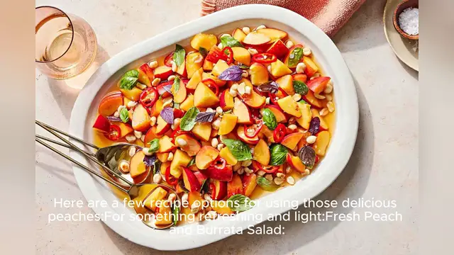 Video thumbnail for peach recipe