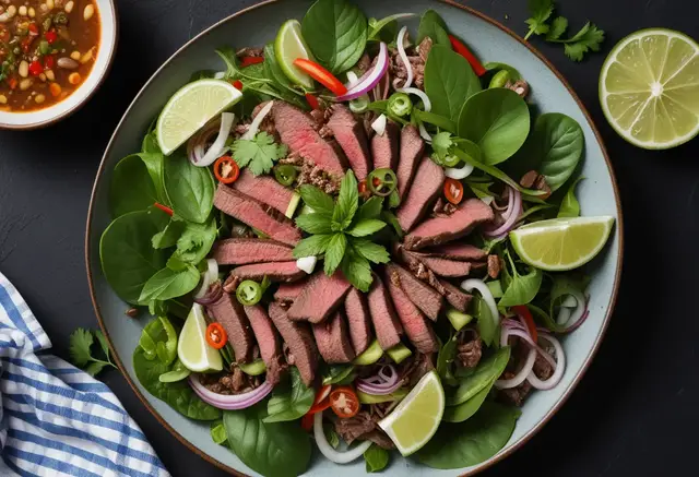 Video thumbnail for  Thai Beef Salad (Yum Nua)