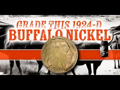 'Video thumbnail for Grade this 1924-D Buffalo Nickel with Monster Toning! #coincollecting'