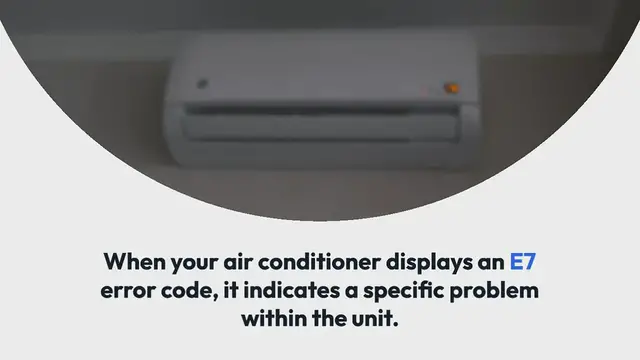 'Video thumbnail for How To Fix E7 Error On Air Conditioner)'