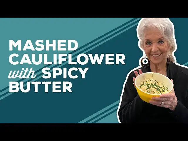 Video thumbnail for Love & Best Dishes: Mashed Cauliflower with Spicy Butter Recipe | Healthy Side Dishes
