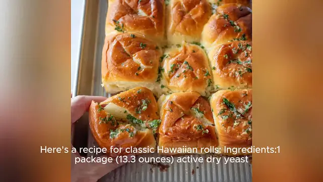 Video thumbnail for hawaiian rolls recipe