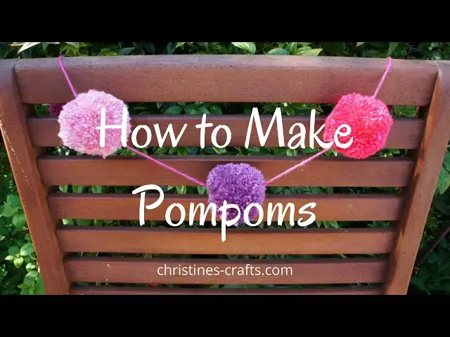 'Video thumbnail for HOW TO MAKE POMPOMS WITHOUT A POMPOM MAKER - Super Easy and Great for working on a budget'