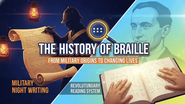 Video thumbnail for The History of Braille: From Military Night Writing to a Revolutionary Reading System