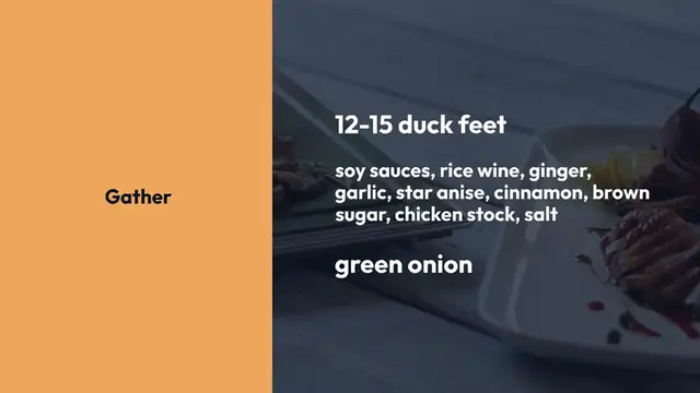 Video thumbnail for Mastering the Art of Braised Duck Feet: A Step-by-Step Recipe Guide