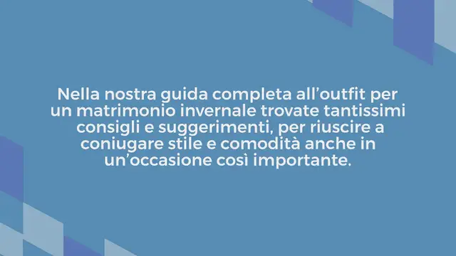 Video thumbnail for 5 abiti perfetti per un matrimonio invernale