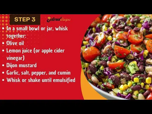 Video thumbnail for Best Dense Bean Salad – Perfect for Any Occasion