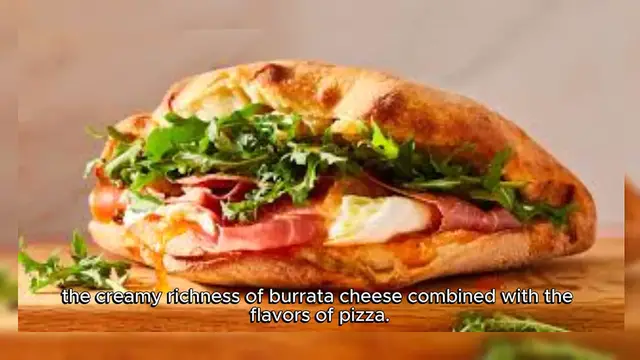 Video thumbnail for Burrata Pizza Sandwiches Recipe