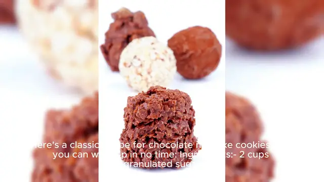 Video thumbnail for no bake cookie recipe