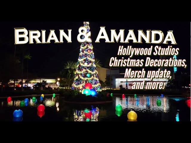 Video thumbnail for Hollywood Studios Christmas Decorations, Merch update, and more.