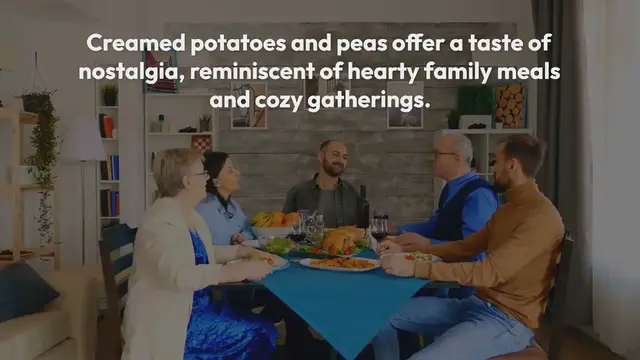 Video thumbnail for Creamed Potatoes and Peas