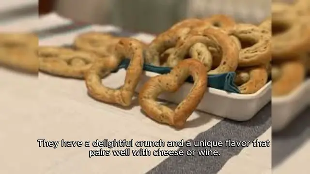 Video thumbnail for Biscotti salati all'anice Recipe