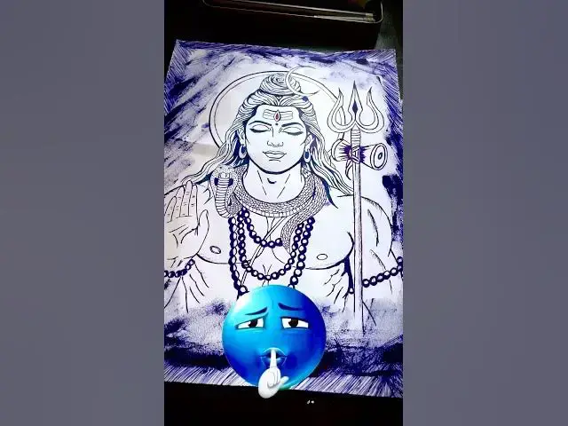 Video thumbnail for 🕉️“Shiv ka shant roop… lekin end mein twist 😳#art #trendingshorts #reels #anime #youtubeshorts