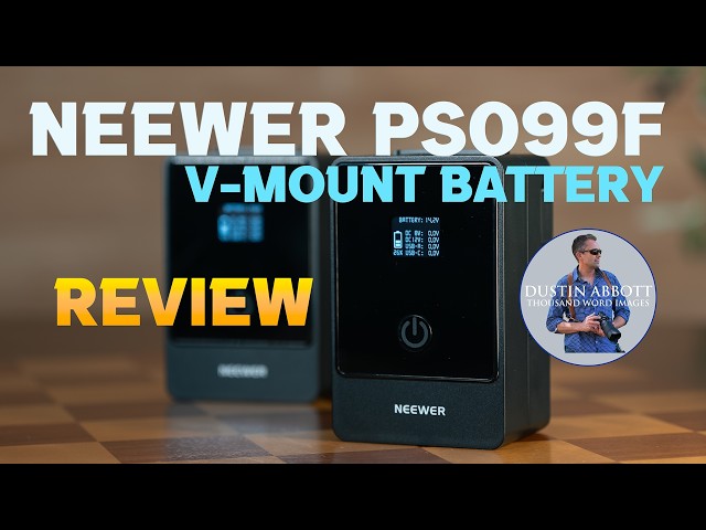 Video thumbnail for Neewer PS099F V-Mount Battery Review | 100W In and Out