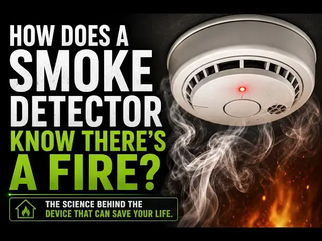 Video thumbnail for How does a smoke detector know there is a fire?