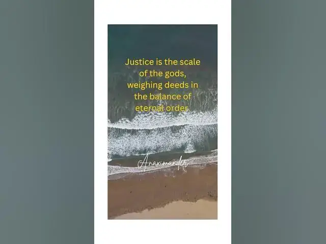 Video thumbnail for "Justice: The Gods' Eternal Scale" #shorts