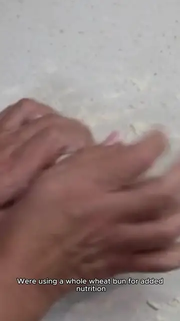 Video thumbnail for plant-based burger