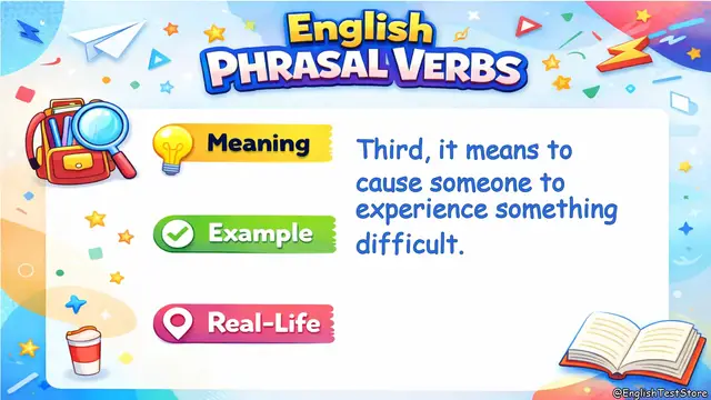 Video thumbnail for Put sth through sth Meaning & Examples: How to Use This Phrasal Verb