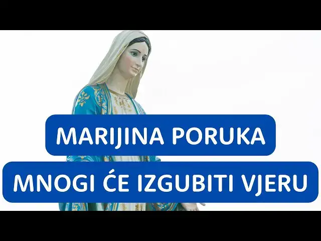 Video thumbnail for MARIJINA PORUKA MNOGI ĆE IZGUBITI VJERU PEDRO REGIS 26 04 2022