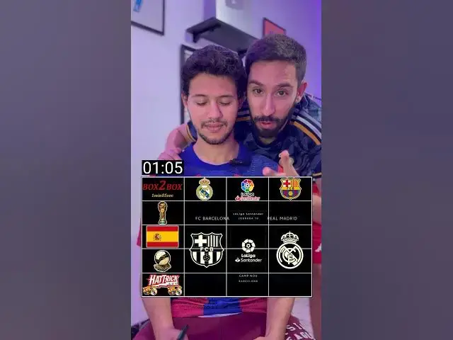'Video thumbnail for كم لاعب تقدر تسمي في 1 دق و 5ث الكلاسيكو Box2Box'