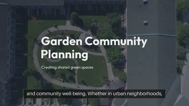 'Video thumbnail for Garden Community Planning'