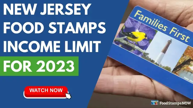 Video thumbnail for New Jersey Food Stamp Income Limits for 2023