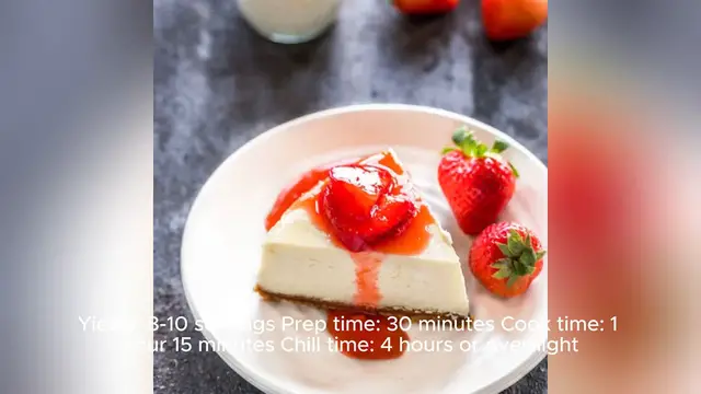 Video thumbnail for ny cheesecake recipe