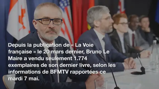 Video thumbnail for Moins de 2000 exemplaires vendus pour le livre de Bruno Le Maire!
