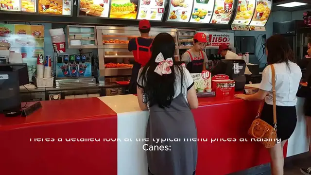 Video thumbnail for raising canes menu Price