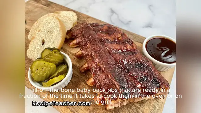 Video thumbnail for instant pot ribs recipe