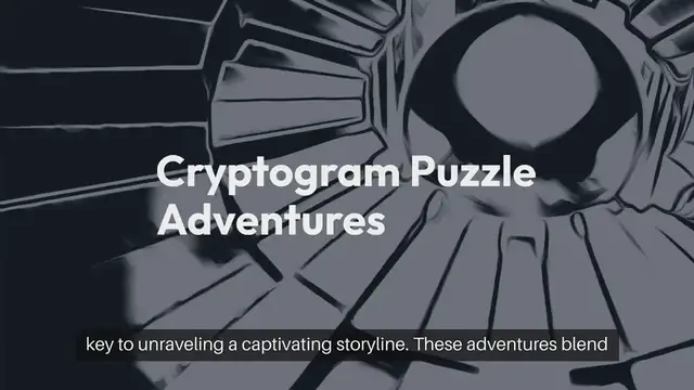 Video thumbnail for Cryptogram Puzzle Adventures