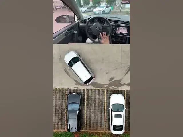 Video thumbnail for Driving skills #shorts #Reverse parking #Parallel parking