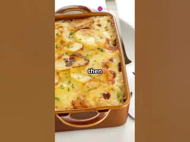 'Video thumbnail for Mastering Potatoes au Gratin #food #foodie'