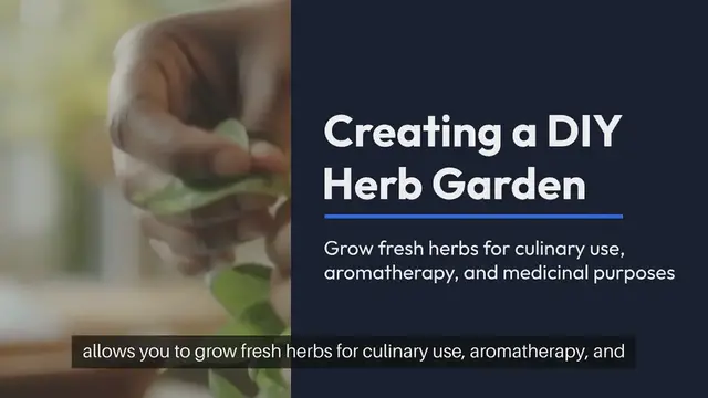 Video thumbnail for DIY Herb Garden