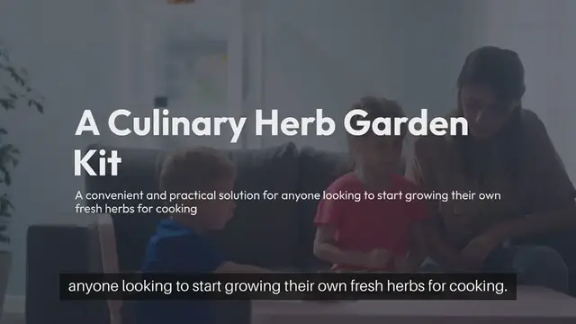 Video thumbnail for Culinary Herb Garden Kit