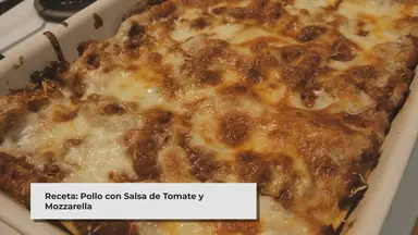 'Video thumbnail for Cómo Preparar Pollo con Salsa de Tomate y Mozzarella'
