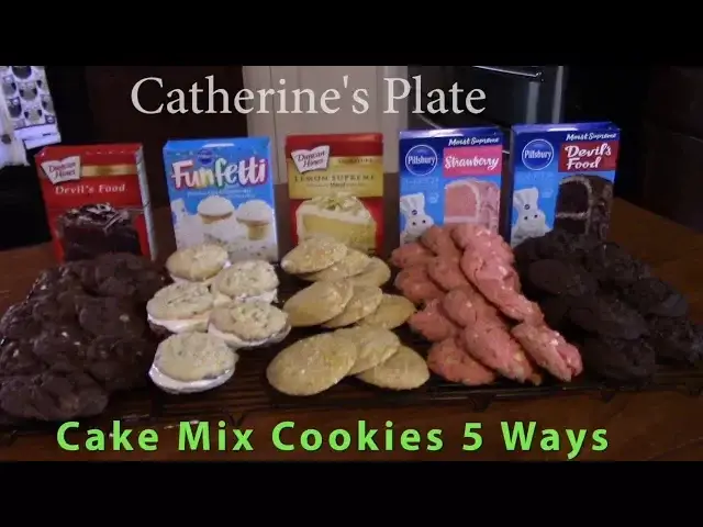 Video thumbnail for Cake Mix Cookies 5 Ways