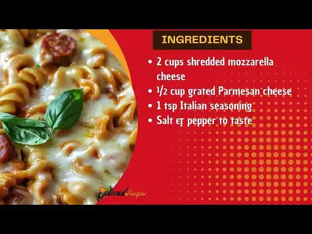 Video thumbnail for One-Pot Cheesy Sausage Pasta | Best Easy Dinner Recipe