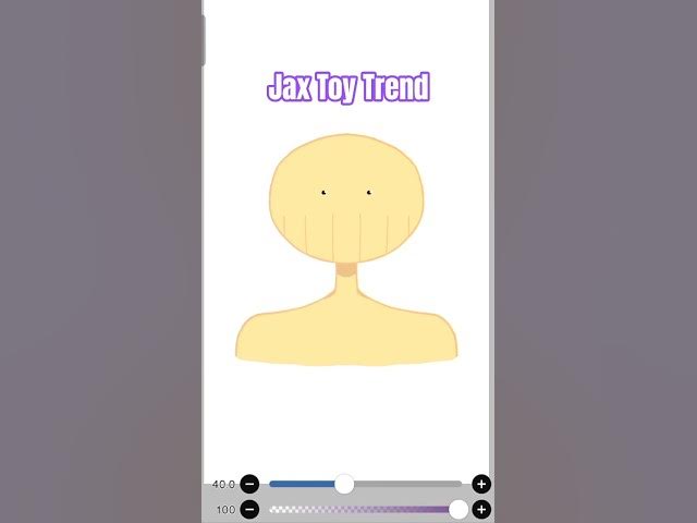 Video thumbnail for My take on the Jax toy trend #art #tadc  #drawing #shorts #trend #artist #jax #fyp