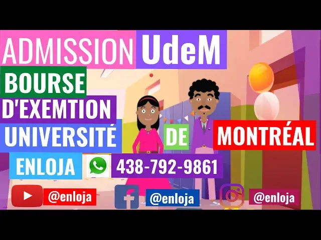 Video thumbnail for 🔵UNIVERSITÉ DE MONTRÉAL 🇨🇦 BOURSE D'EXEMPTION UdeM POUR ÉTUDIANTS INTERNATIONNAUX. #ENLOJA