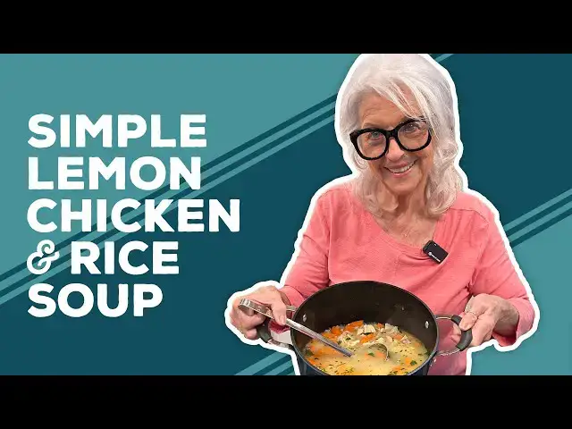 Video thumbnail for Love & Best Dishes: Super Simple Lemon Chicken and Rice Soup Recipe | Easy Chicken Dinner Ideas