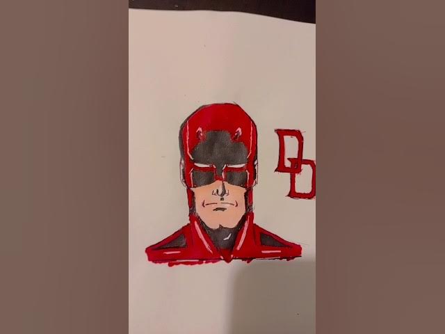 Video thumbnail for #art #artist #shorts #trend # #youngartist #subscribe #fyp #viral #daredevil #marvel #doomsday