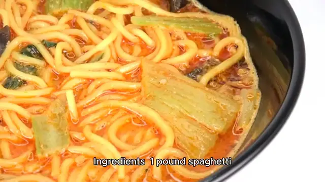 Video thumbnail for spaghetti salad recipe