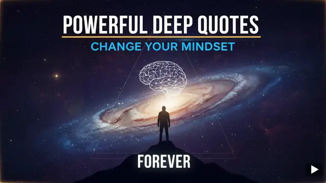 Video thumbnail for Powerful Deep Quotes That Will Change Your Mindset Forever | Motivational & Life Lessons
