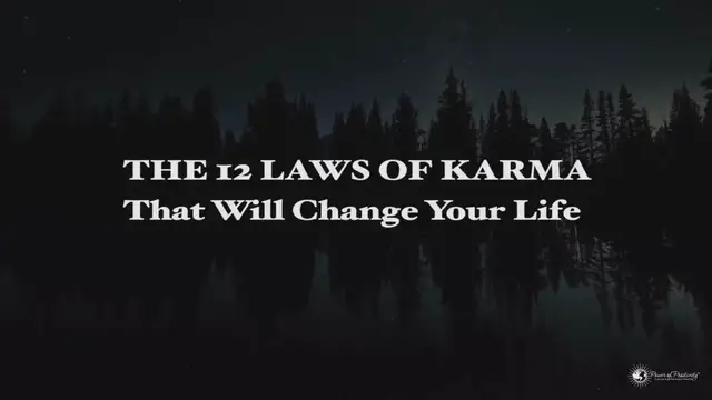 'Video thumbnail for 12 Laws of Karma That Will Change Your Life'