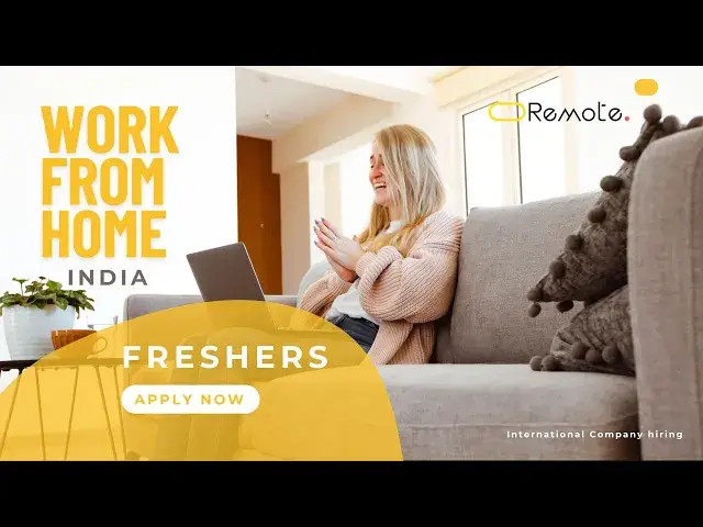 Video thumbnail for International company hiring freshers with work from home job in INDIA